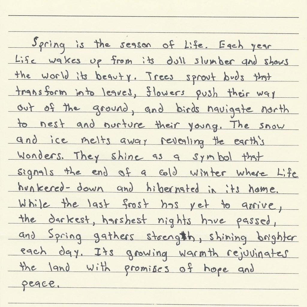 NEOplaneteers Spring Poem